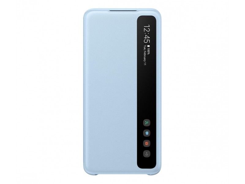 Etui Clear View Cover Sky Blue do S20 