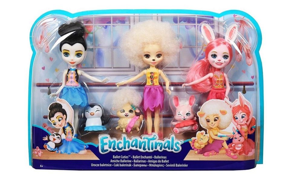 Lalka Enchantimals Baletnice 3-pak