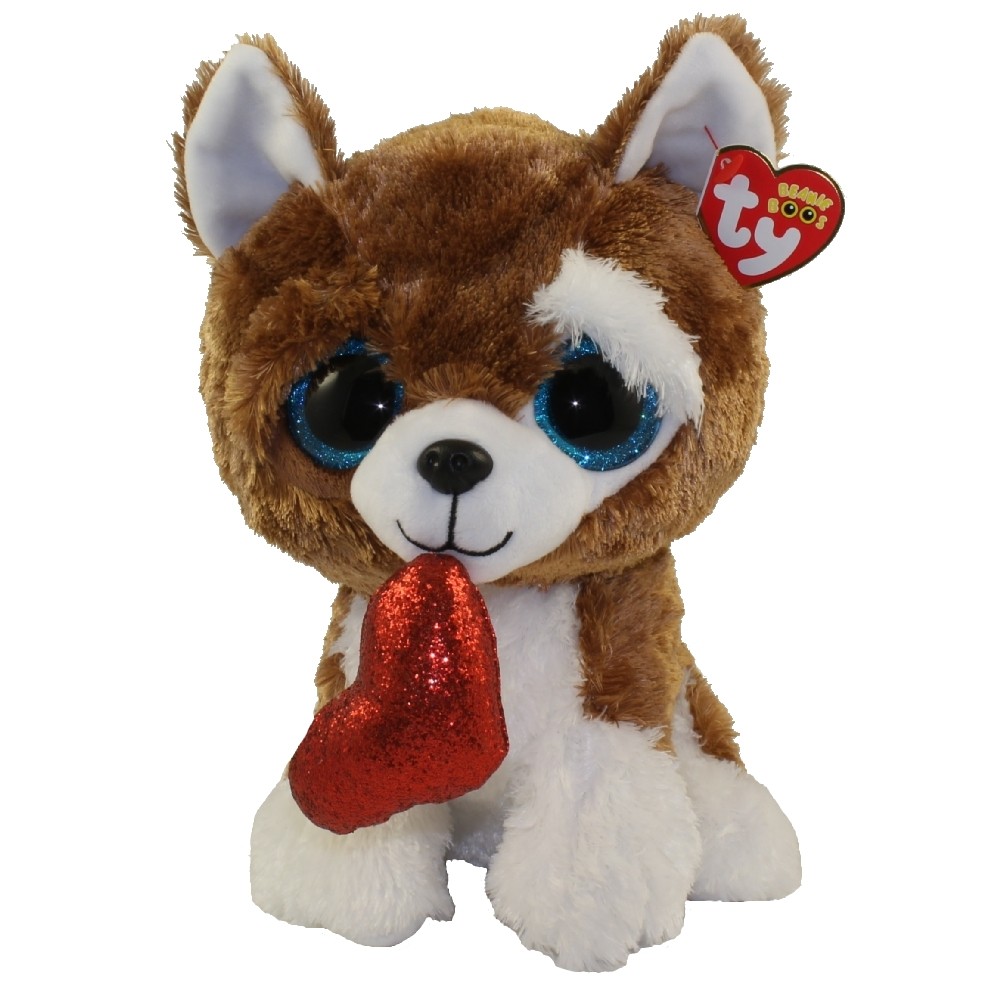 Maskotka TY Beanie Boos Smootches pies serce