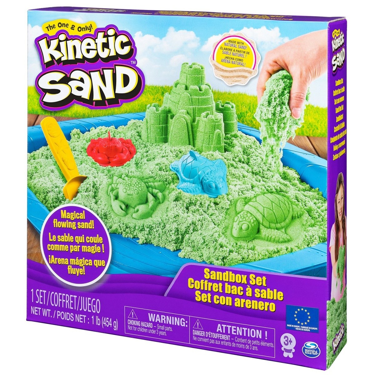 Piasek kinetyczny, zielony Kinetic Sand