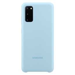 Etui Silicone Cover Sky Blue do Galaxy S20 