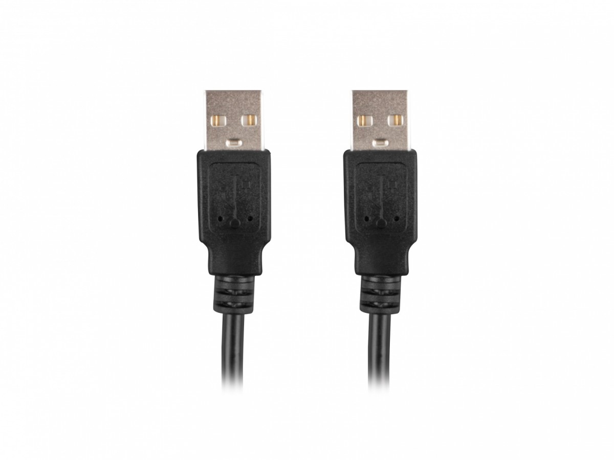 Kabel USB-A M/M 2.0 1.8m Czarny 