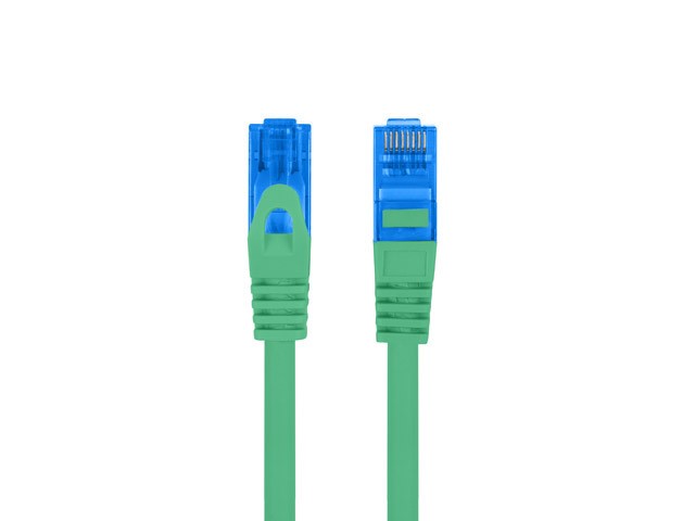 Patchcord kat.6a S/FTP CCA 2.0m Zielony 