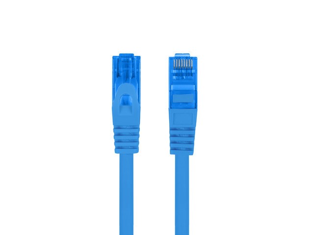 Patchcord kat.6a S/FTP CCA 1.5m Niebieski 