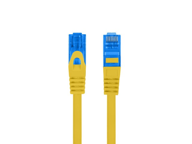 Patchcord kat.6a S/FTP CCA 1.5m Żółty 