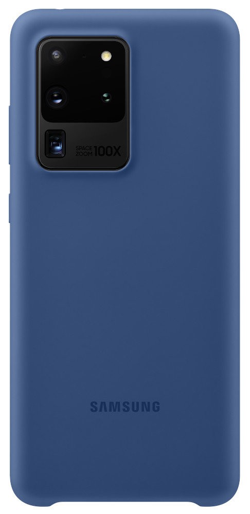 Etui Silicone Cover Navy do Galaxy S20 Ultra 