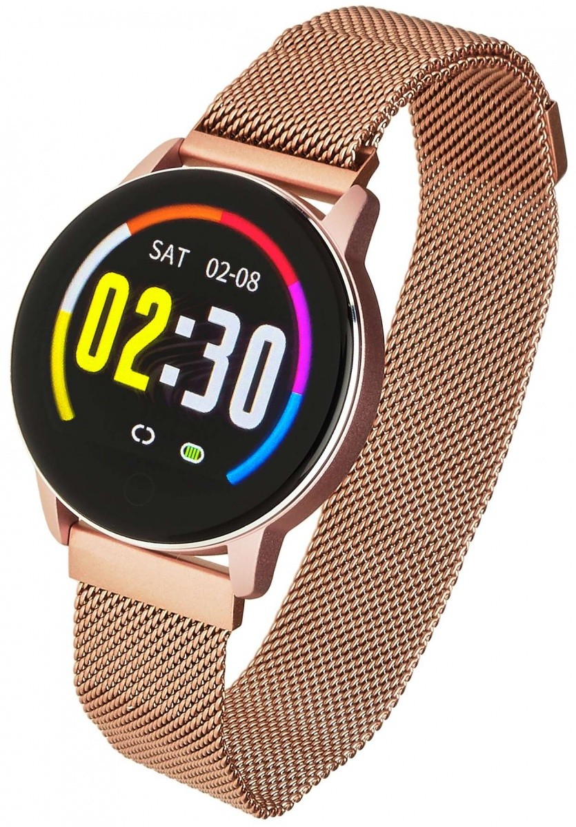 Smartwatch Women Lily Różowy Stalowy 