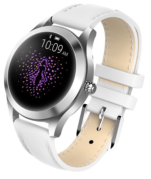 Smartwatch Women Naomi Biały Skórzany 