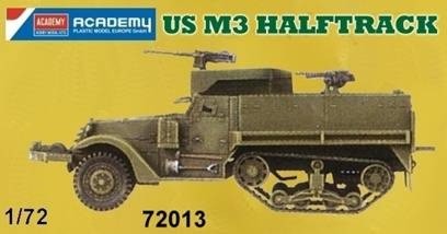 Model plastikowy US M3 Halftrack 