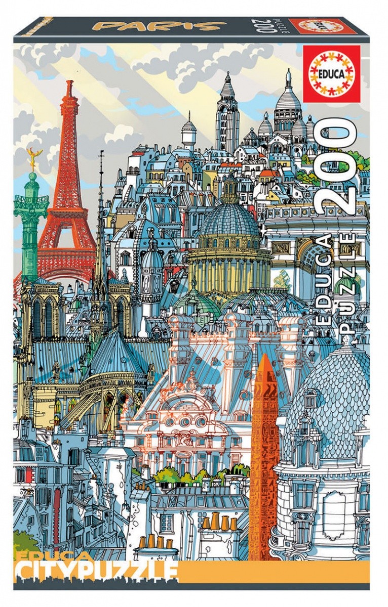 Puzzle 200 Elementów Paryż