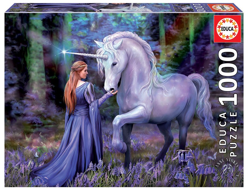 Puzzle 1000 elementów Anne Stokes, Drewniany dzwoneczek