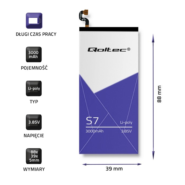 Bateria do Samsung Galaxy S7 | 3000mAh