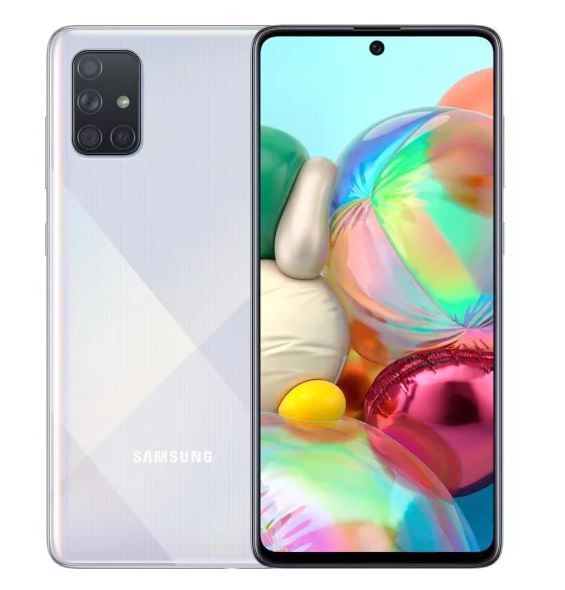 Smartfon GALAXY A71 DS 6/128GB Srebrny