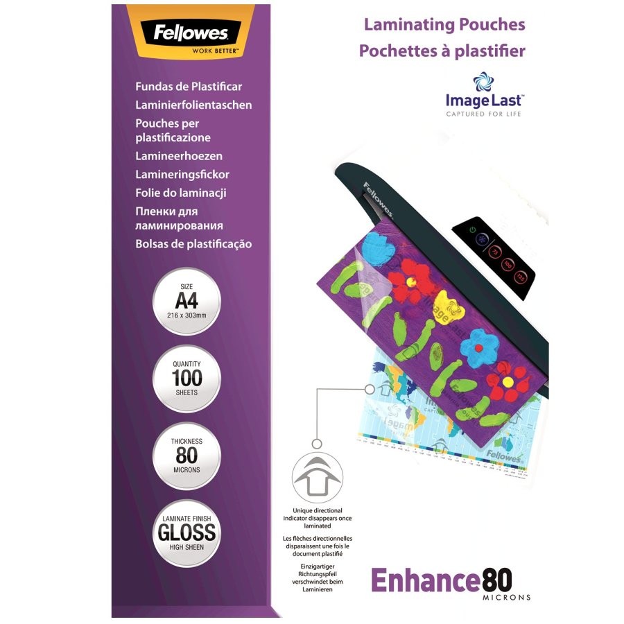 Folie do laminacji PREMIUM ImageLast 80mik , A4, 100 sztuk