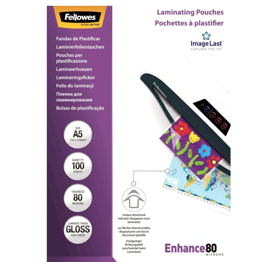 Folie do laminacji PREMIUM ImageLast 80mik, A5, 100 sztuk