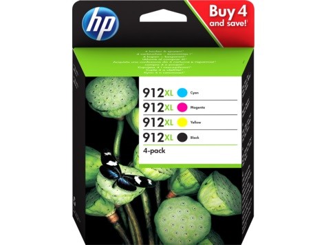 Tusz 912XL CMYK 4-pack Ink 3YP34AE 