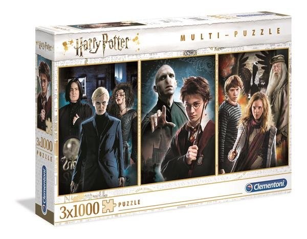 Puzzle 3x1000 elementów Harry Potter 