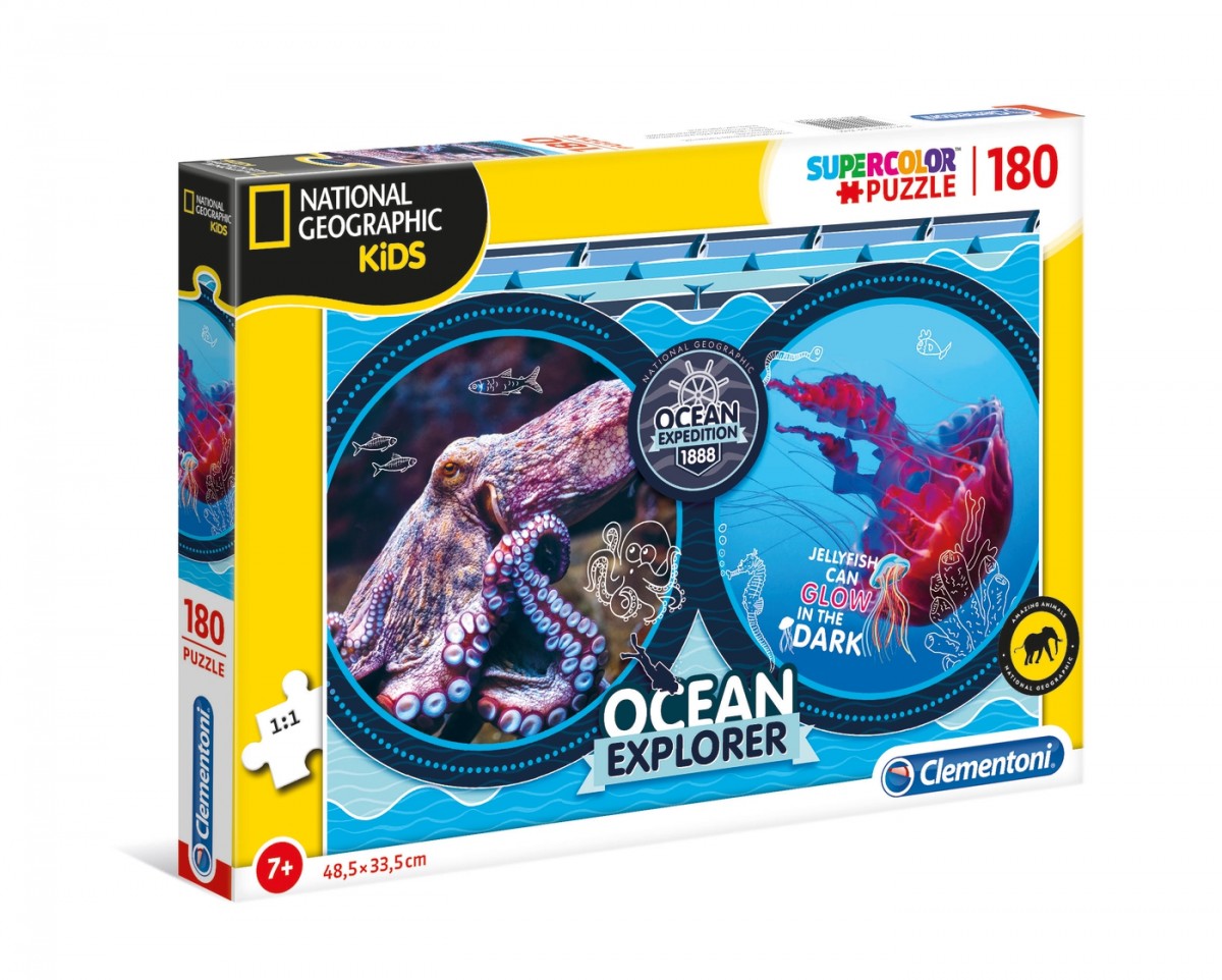 Puzzle 180 elemntów National Geographic Kids Ocean Expeditio