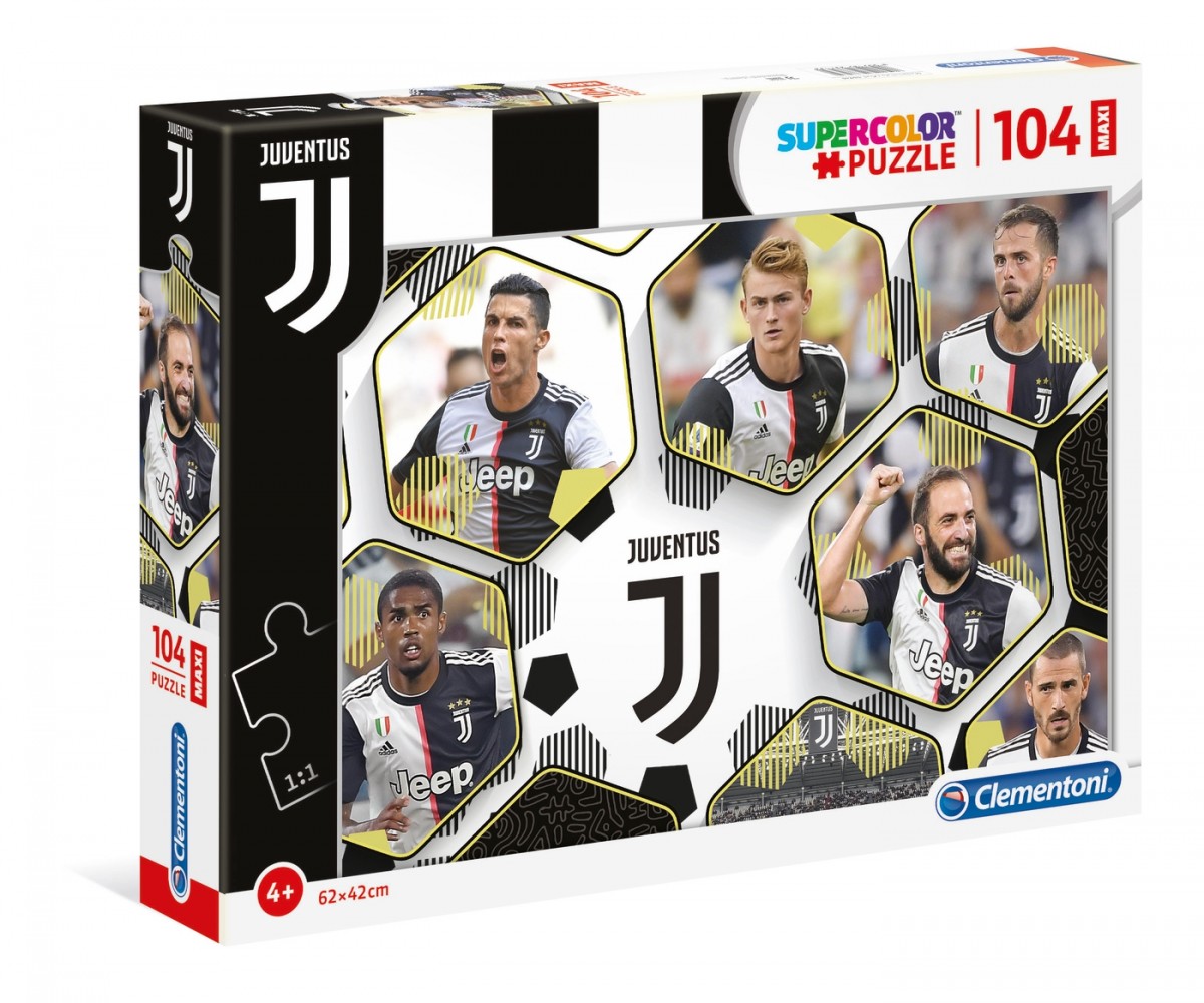 Puzzle 104 elementów Maxi Juventus 