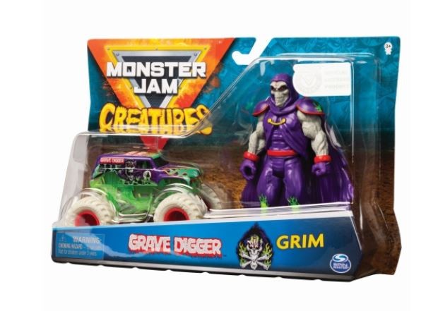 Pojazd z figurką, Grave Digger Monster Jam