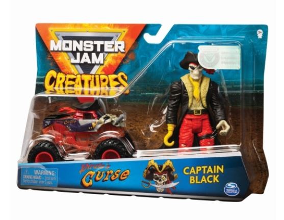 Pojazd z figurką, Pirates Curse Monster Jam