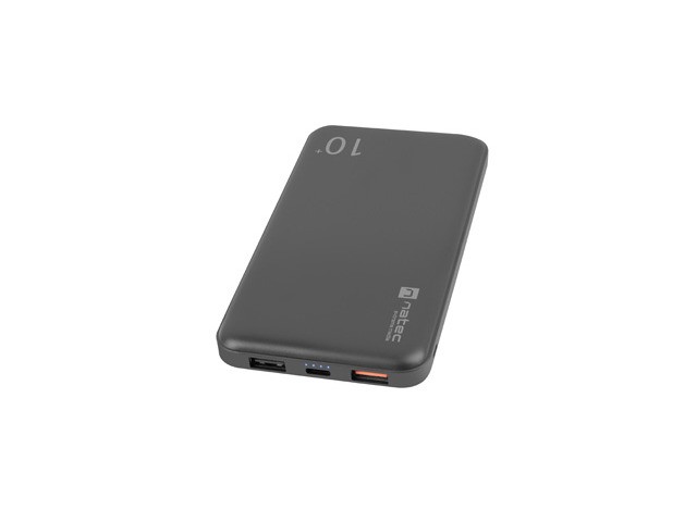 Power Bank Extreme Media Trevi Pro 10000mAh 2x USB + 1x USB-C Quick Charge 3.0 Czarny