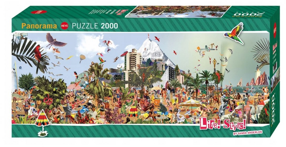 Puzzle 2000 elementów Na plaży 