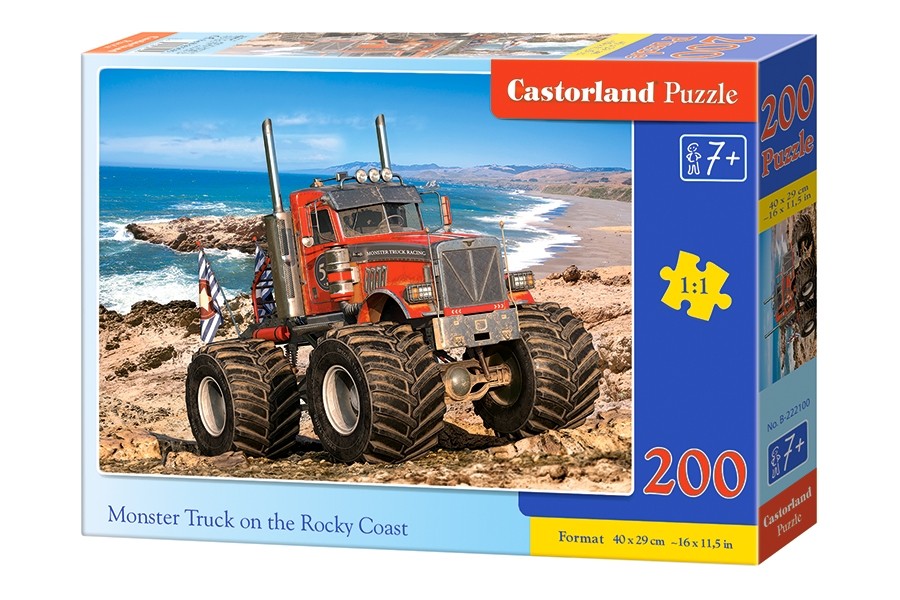 Puzzle 200 elementów Monster Truck