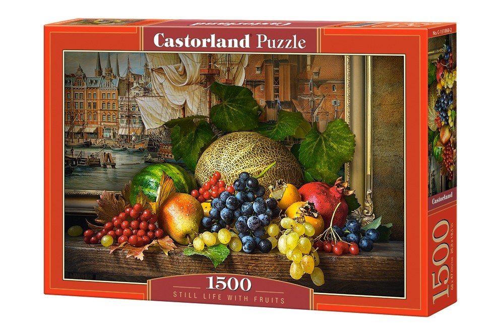 Puzzle 1500 elementów Martwa natura z owocami