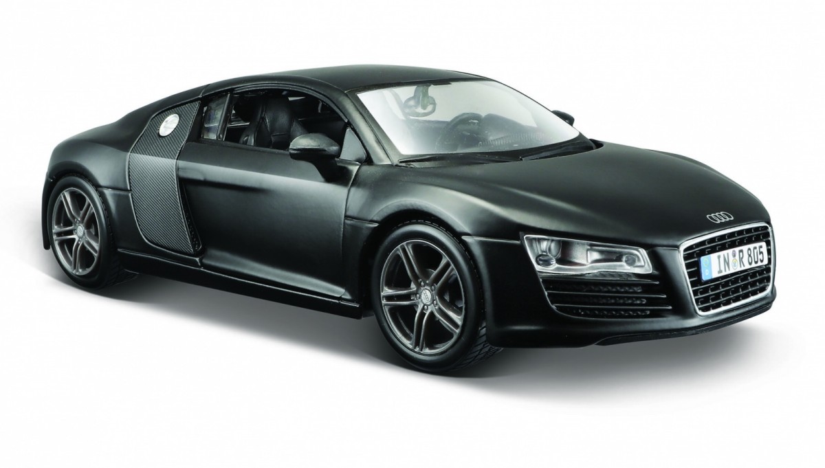 Model metalowy Audi R8 czarny 1:24