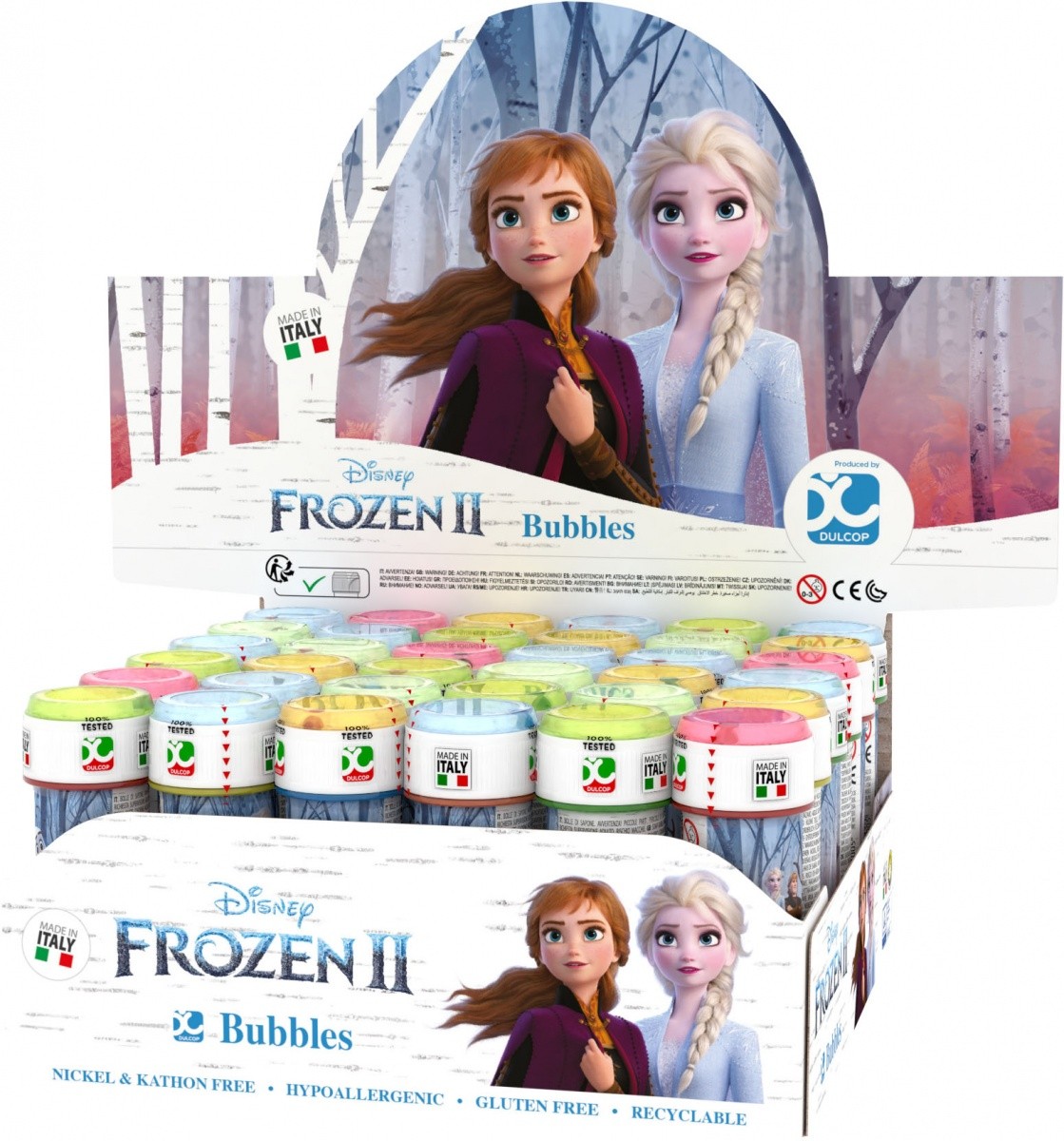 Bańki mydlane Frozen 2 60ml display 36 sztuk