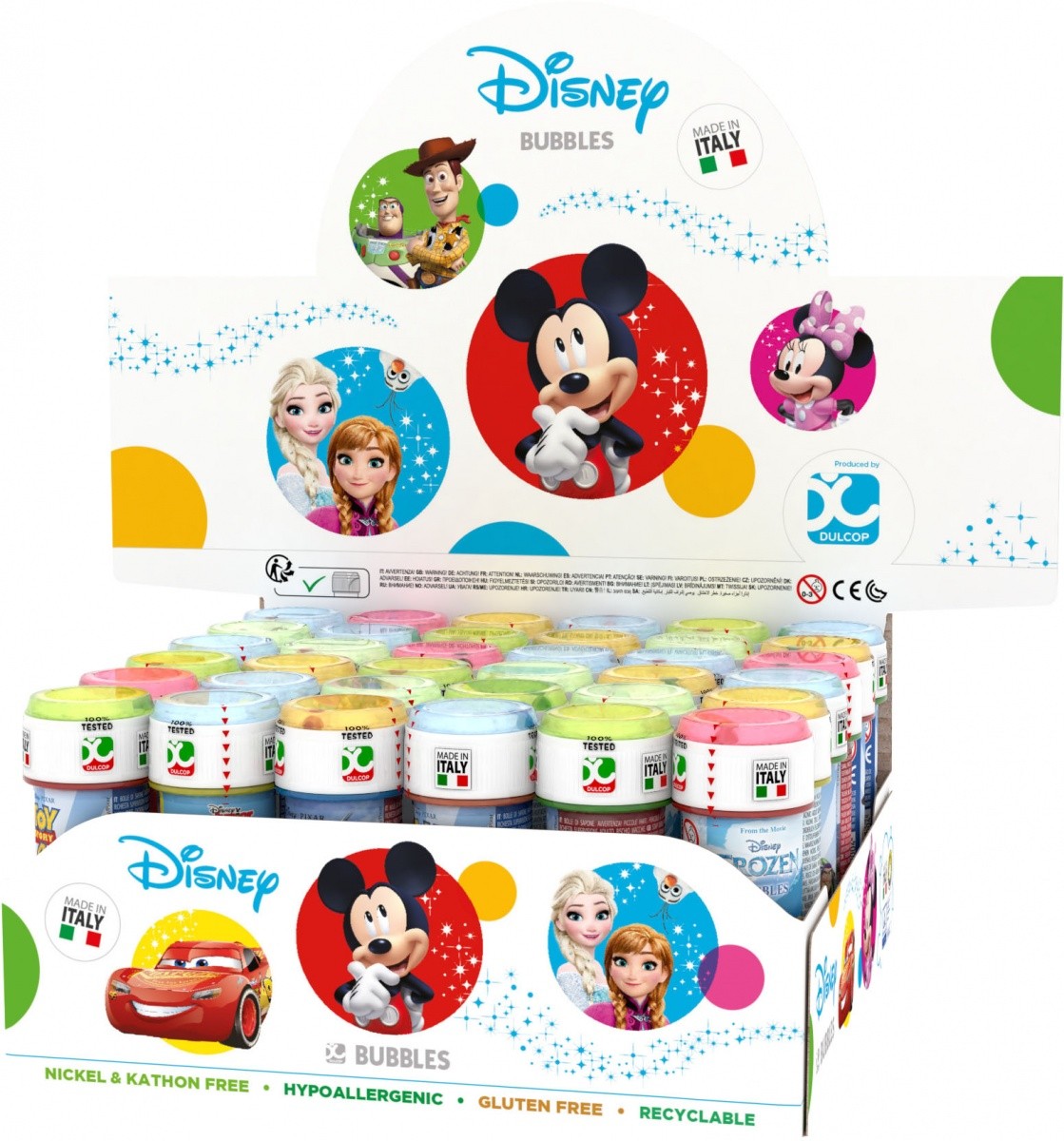 Bańki mydlane Disney 60ml display 36 sztuk