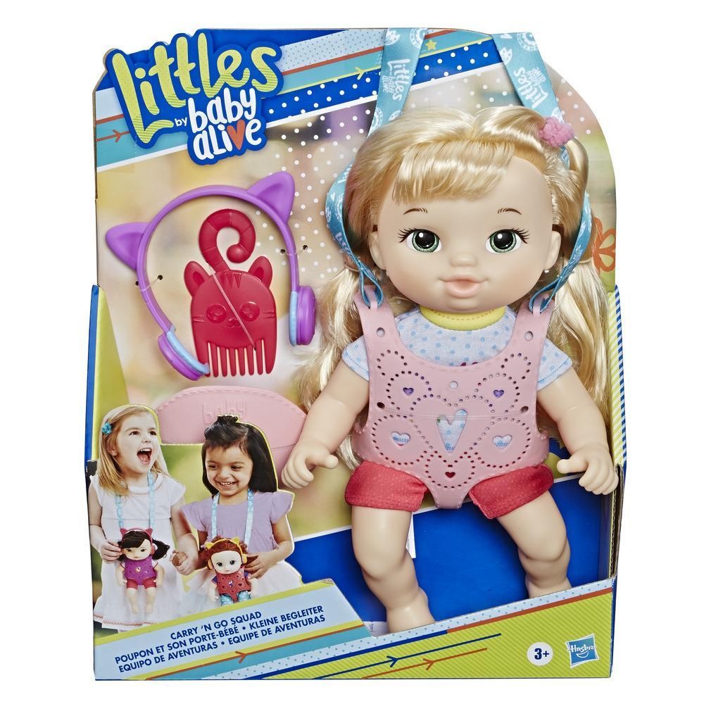 Lalka Baby Alive Maluch z nosidełkiem Blondynka