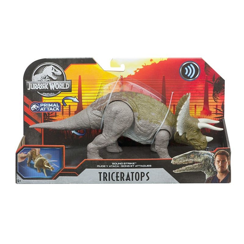 Figurka Jurassic World Dinozaury Ryk bojowy Triceratops