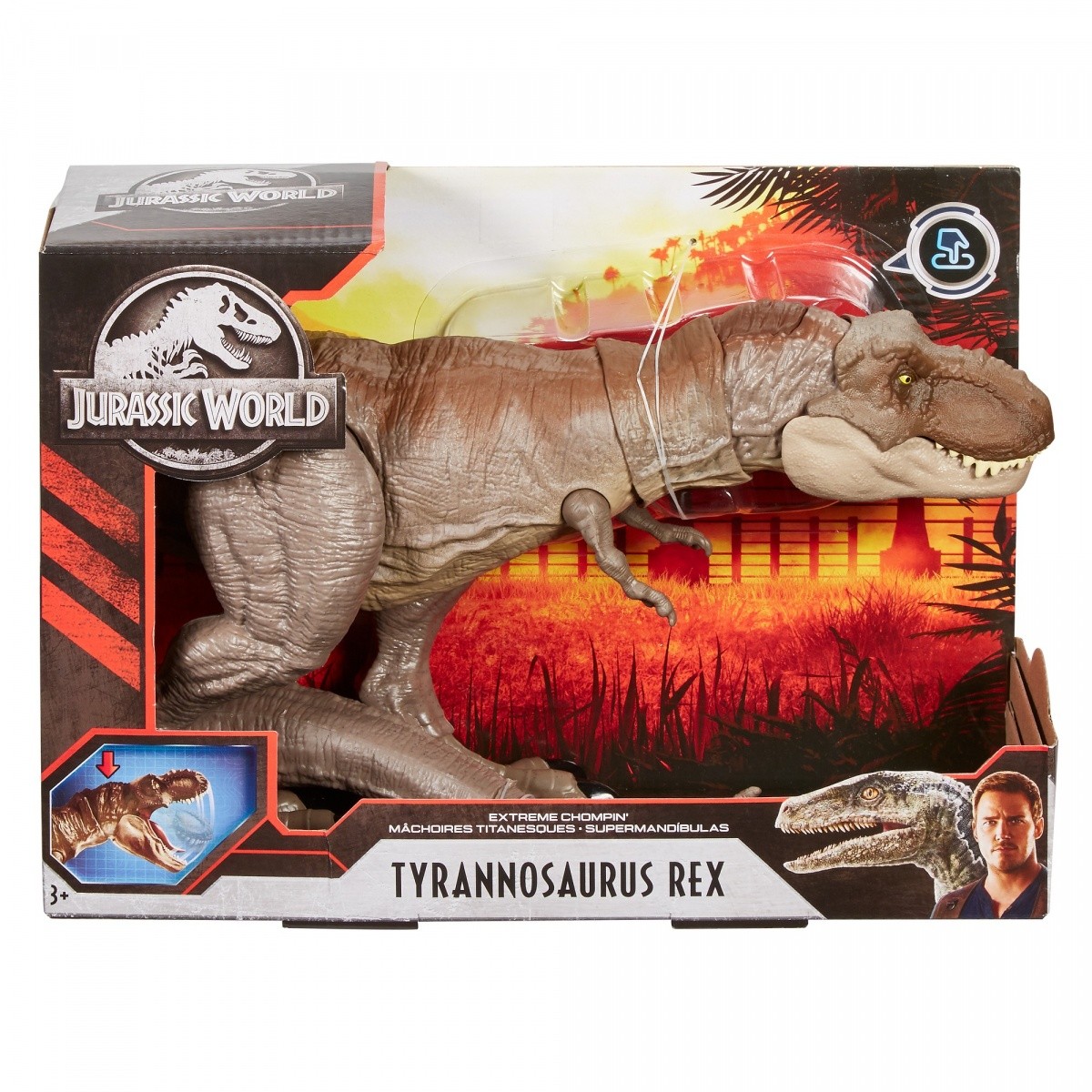 Figurka Jurassic World T-rex Mega gryz 