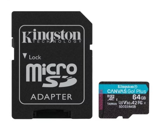 Karta microSD  64GB Canvas Go Plus 170/70MB/s Adapter 