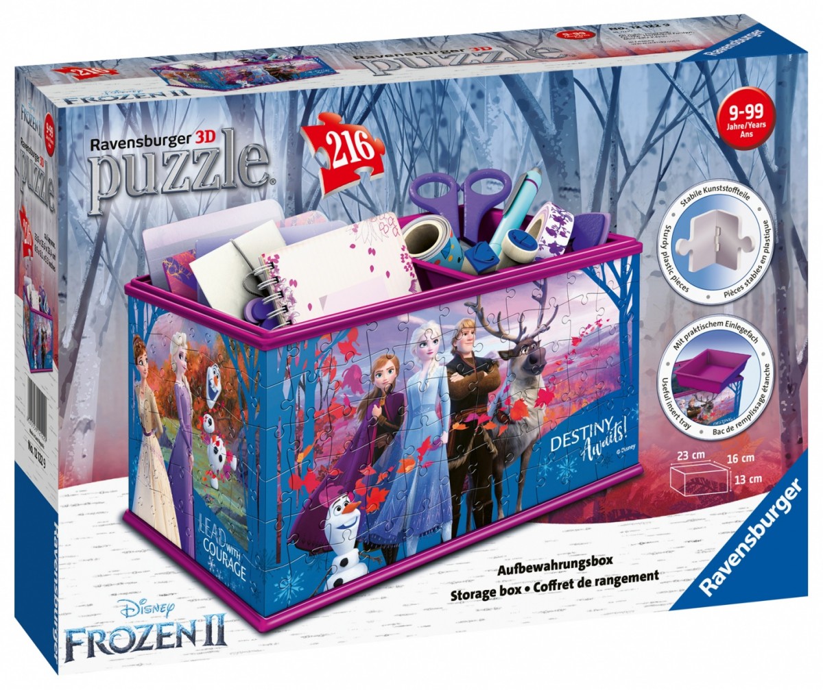 Puzzle 216 elementów 3D Przybornik Frozen 2