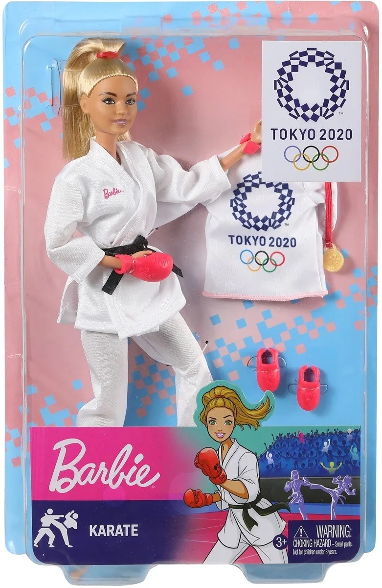 Lalka Barbie Olimpijka Karateczka