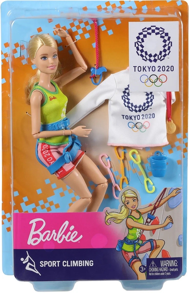 Lalka Barbie Olimpijka Wspinaczka