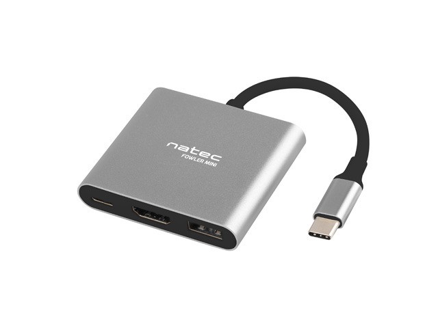 Multi Port Fowler mini USB-C PD, USB 3.0, HDMI 4K 