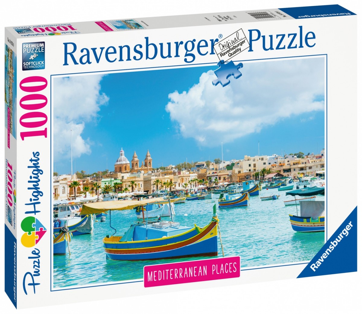 Puzzle 1000 elementów Śródziemnomorska Malta