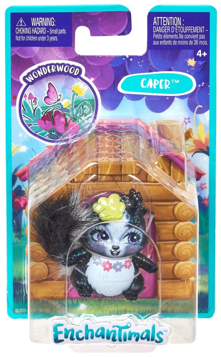 Figurka Enchantimals ulubieńcy Brokatowy Skunks