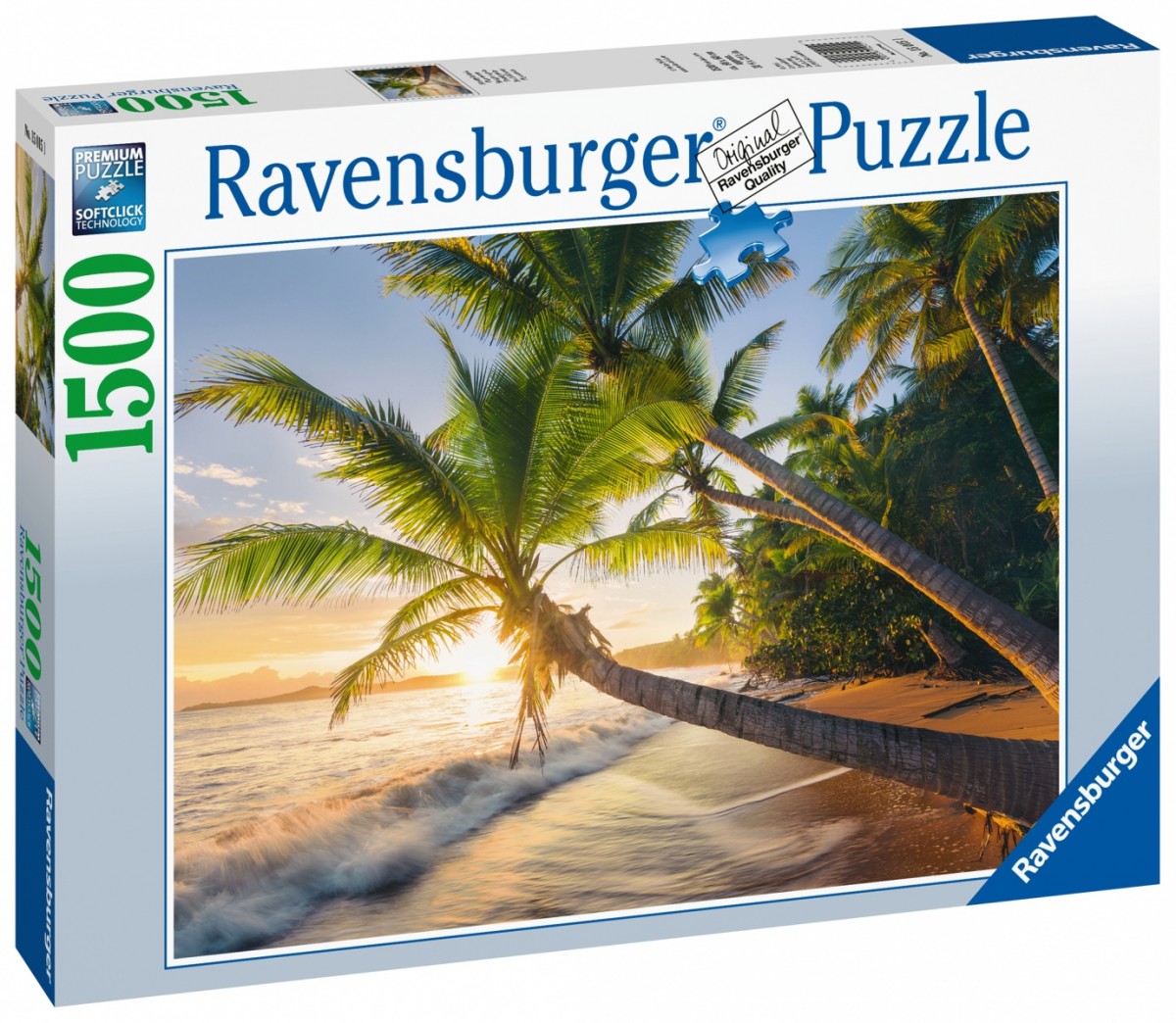 Puzzle 1500 elementów Tajemnicza plaża