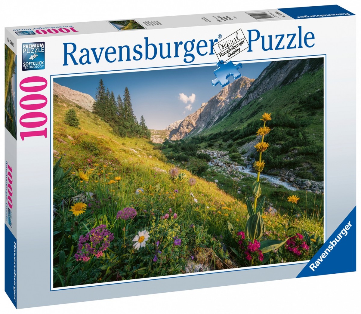 Puzzle 1000 elementy Rajski widok na góry