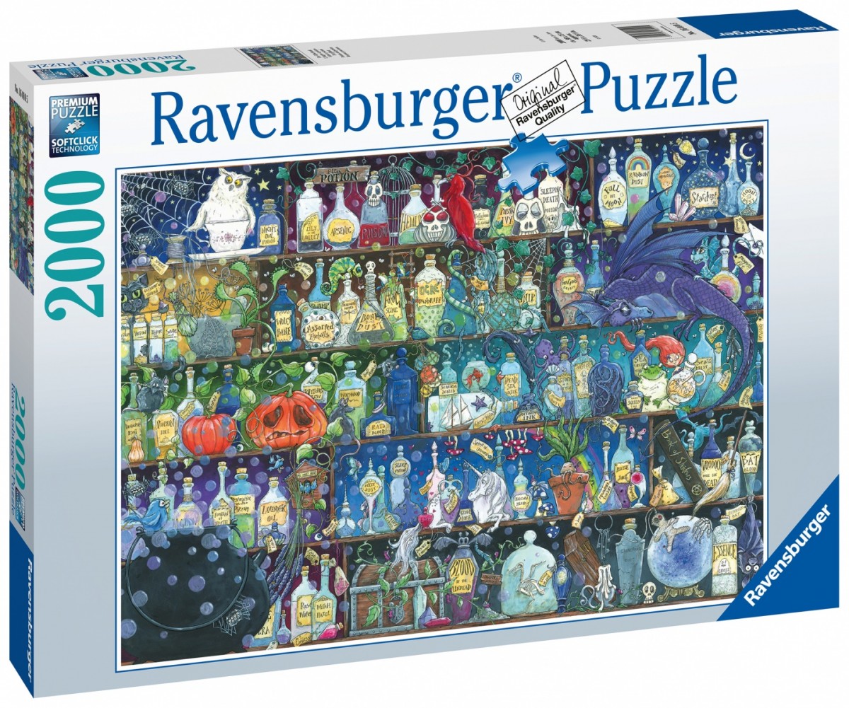 Puzzle 2000 elementów Szafka z trucizną