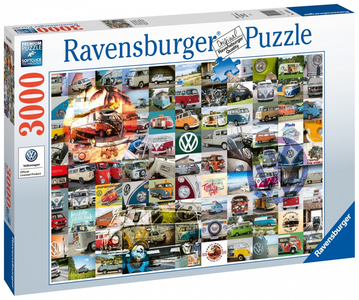 Puzzle 3000 elementów 99 Momentów Kampera VW