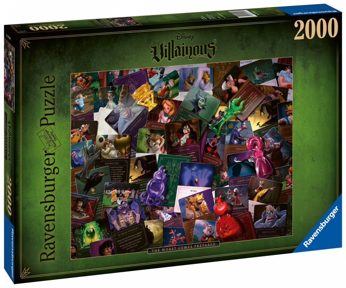 Puzzle 2000 elementów Disney czarne charaktery