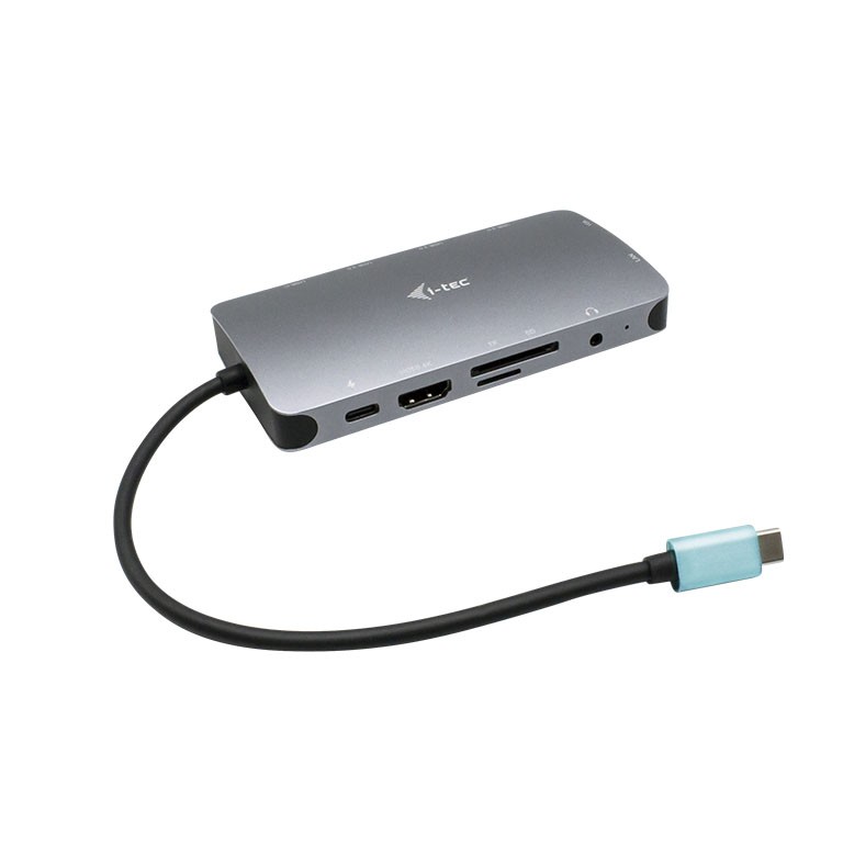 Stacja dokująca USB-C Metal Nano HDMI, VGA, LAN, Power Delivery 100W 