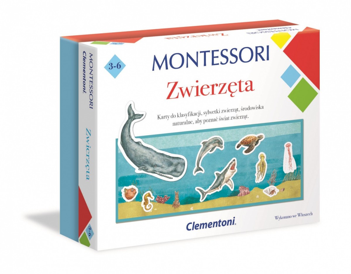 Gra Montessori zwierzeta 