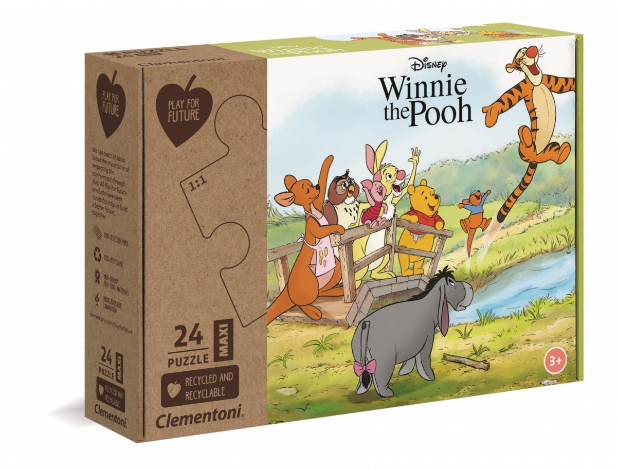 Puzzle 24 elementów Maxi Winnie the Pooh